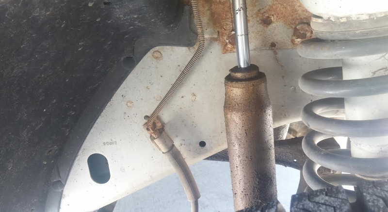Illustration for article titled Watch Me Fix My Jeep's Shock Absorber Live Right NowÂ